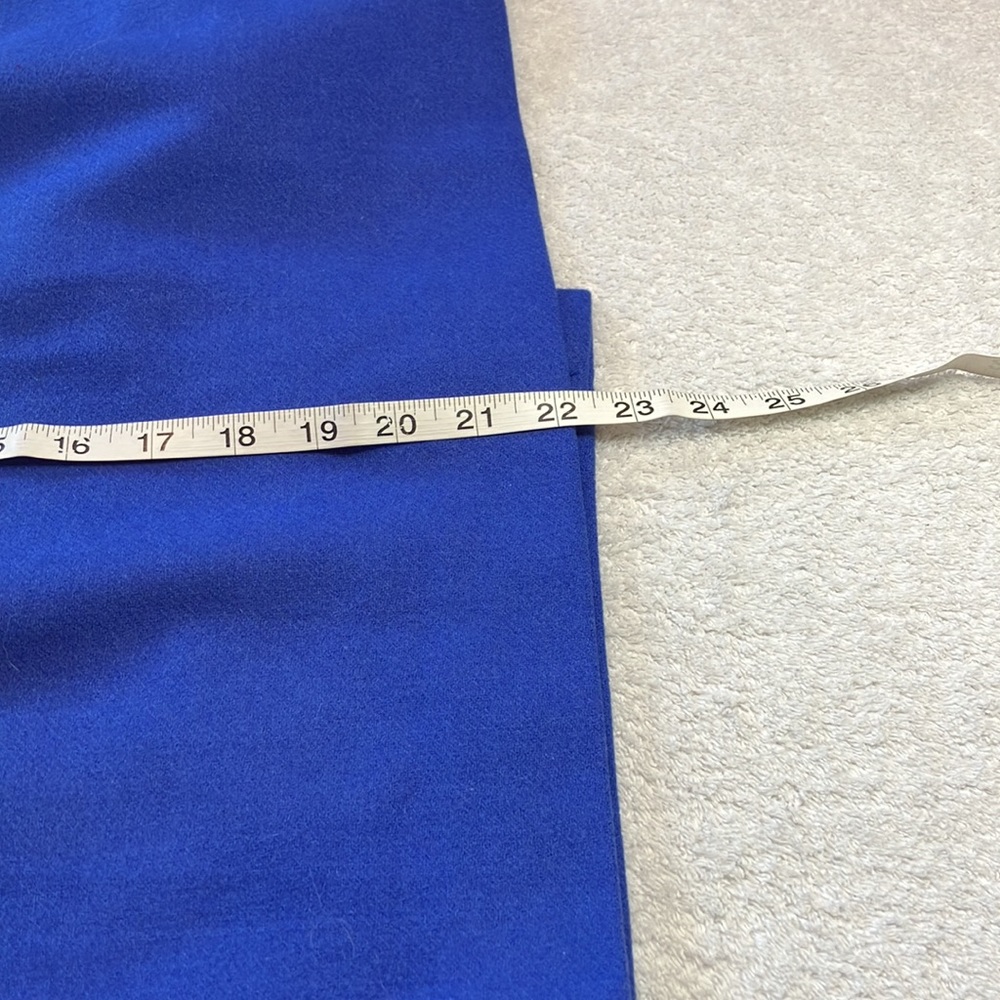 J Crew blue wool pencil skirt - Picture 8 of 8
